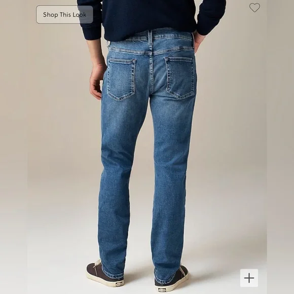 J. Crew 484 Slim-fit stretch jean in medium wash • size 34x32 • BX862 - Picture 3 of 13